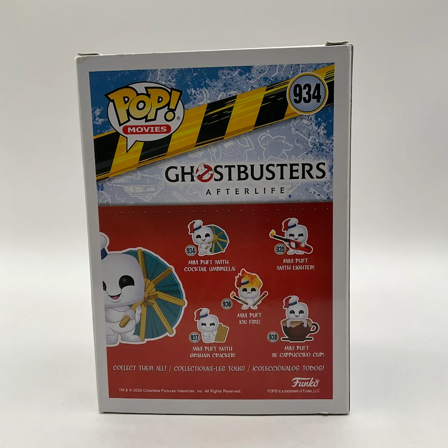 Mini Puft (With Cocktail Umbrella) Funko Pop! Ghostbusters Afterlife #934 - Image 3