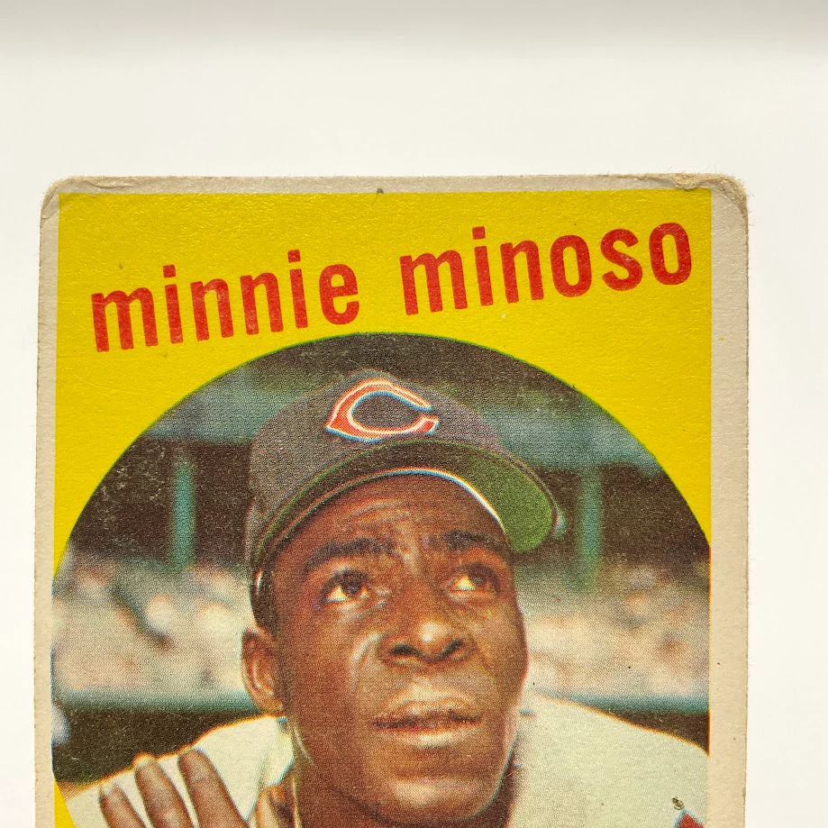 Minnie Minoso 1959 Topps #80 Cleveland Indians PR - Image 3