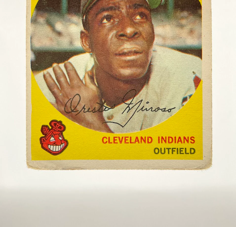 Minnie Minoso 1959 Topps #80 Cleveland Indians PR - Image 4