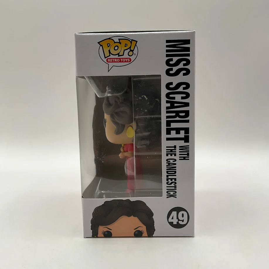 Miss Scarlet with the Candlestick Funko Pop! Clue #49 - Image 2