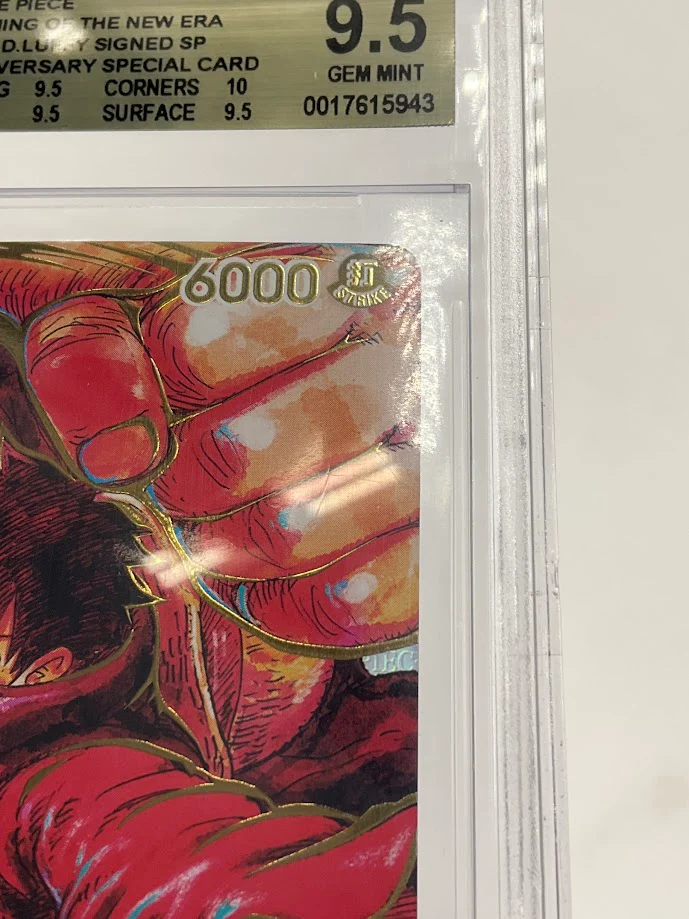 Monkey D Luffy One Piece Awakening of the New Era 1st Anniversary Beckett 9.5 - Image 3