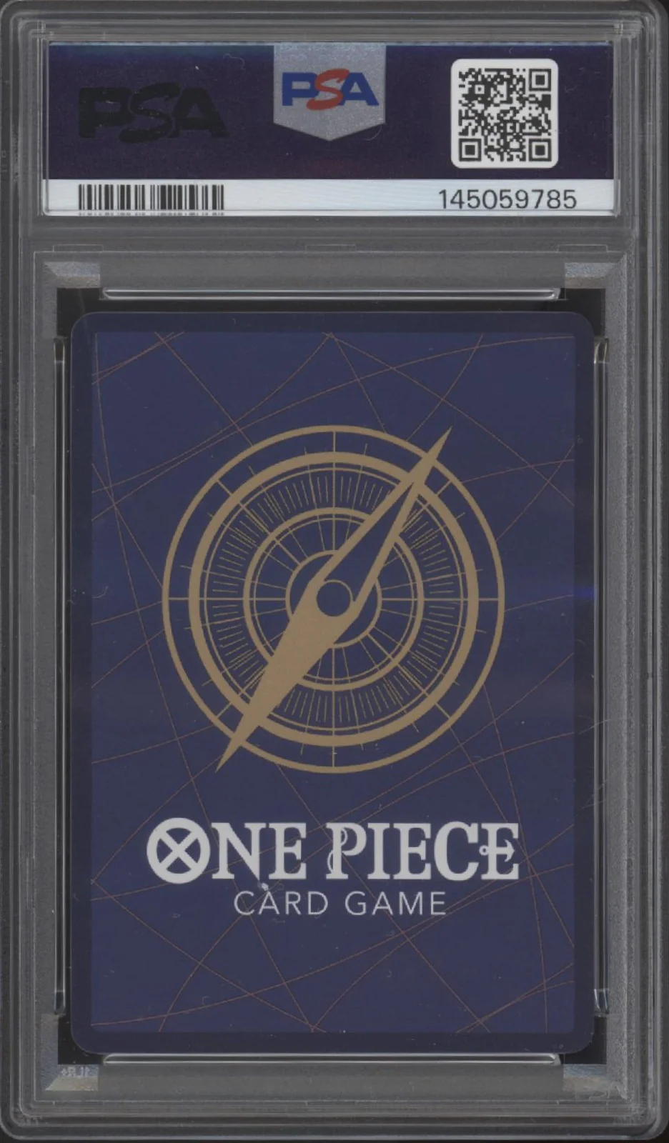 Monkey D Luffy One Piece Card Game OP11 3rd Anniversary Silver #119 PSA 9 - Image 2