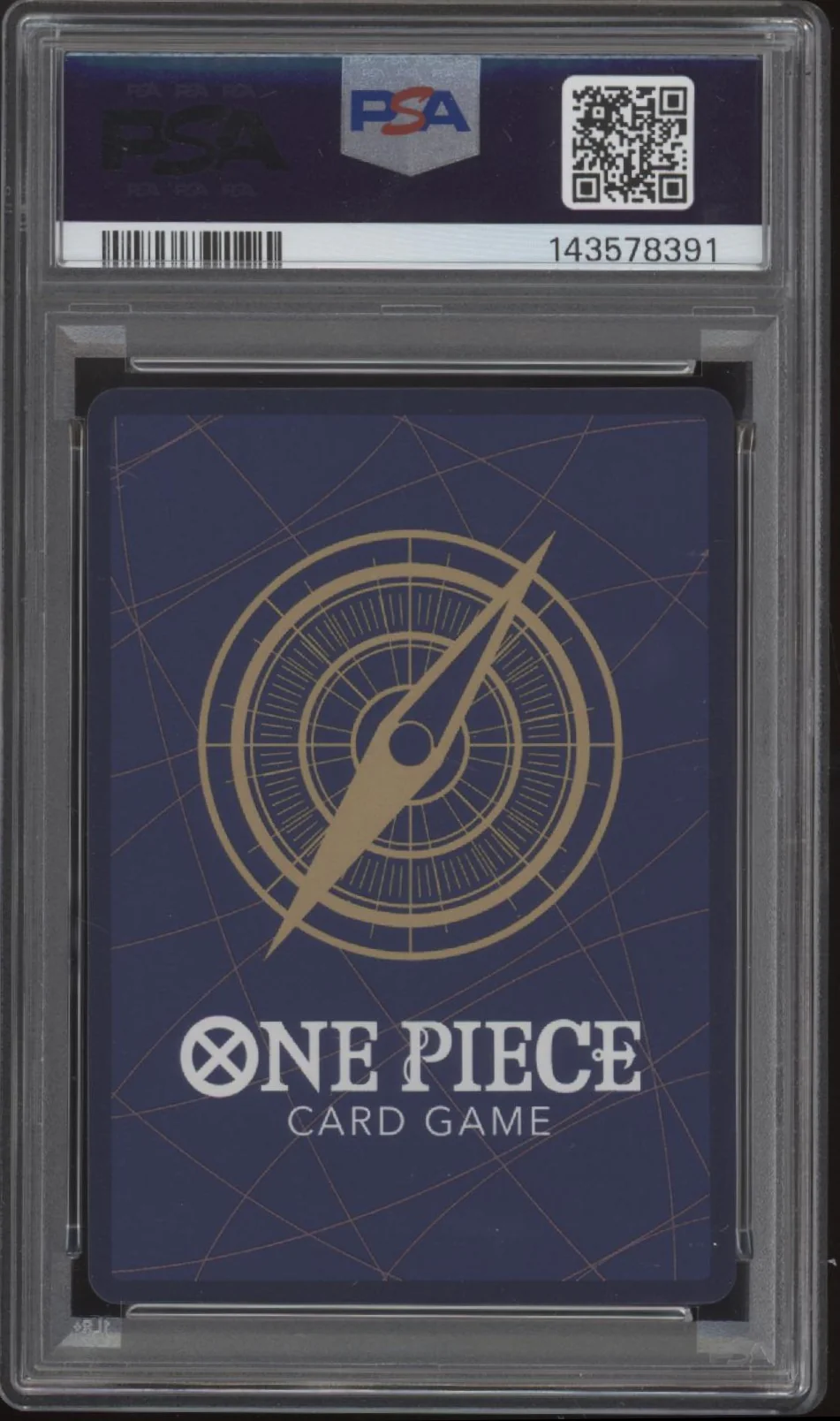Monkey D Luffy One Piece Card Game OP11 Manga Alternate Art #118 PSA 9 - Image 2