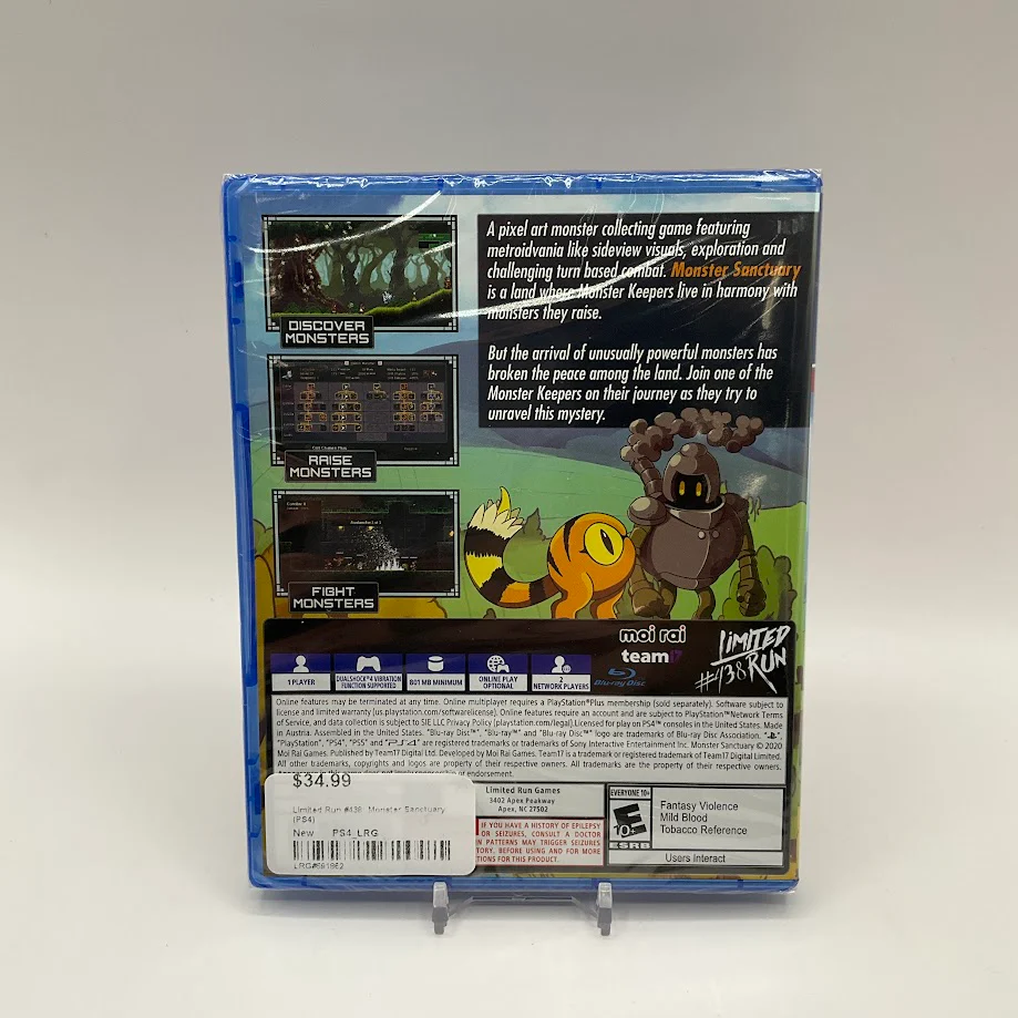 Monster Sanctuary Playstation 4 Sealed - Image 2