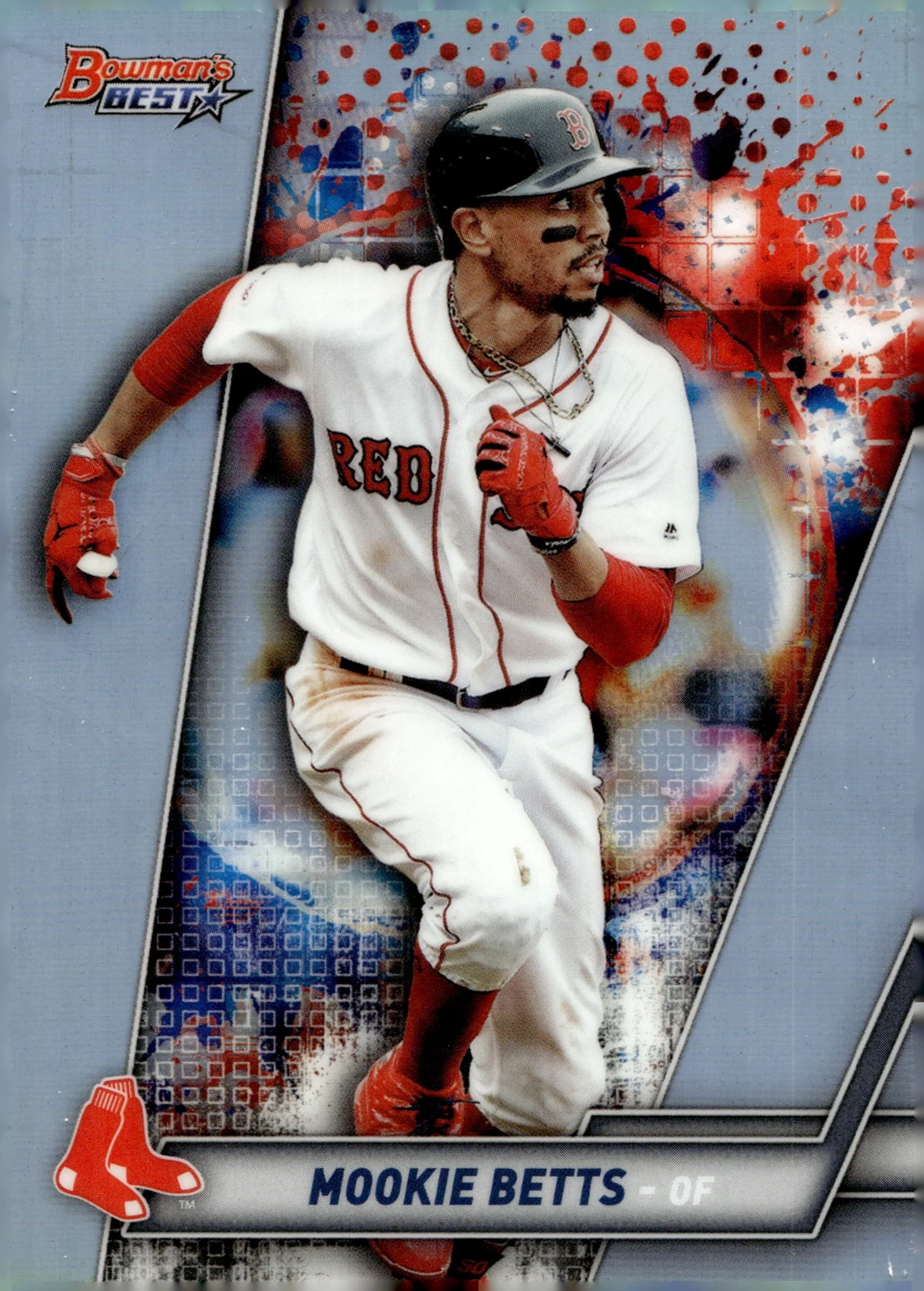 Mookie Betts 2019 Bowman's Best Refractor #8