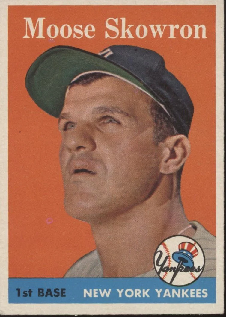 Moose Skowron 1958 Topps #240 New York Yankees VG-EX
