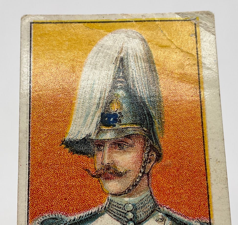 Mounted Royal Life Guard Officer 1910 T79 Fez Cigarettes Military Series #649 VG - Image 3