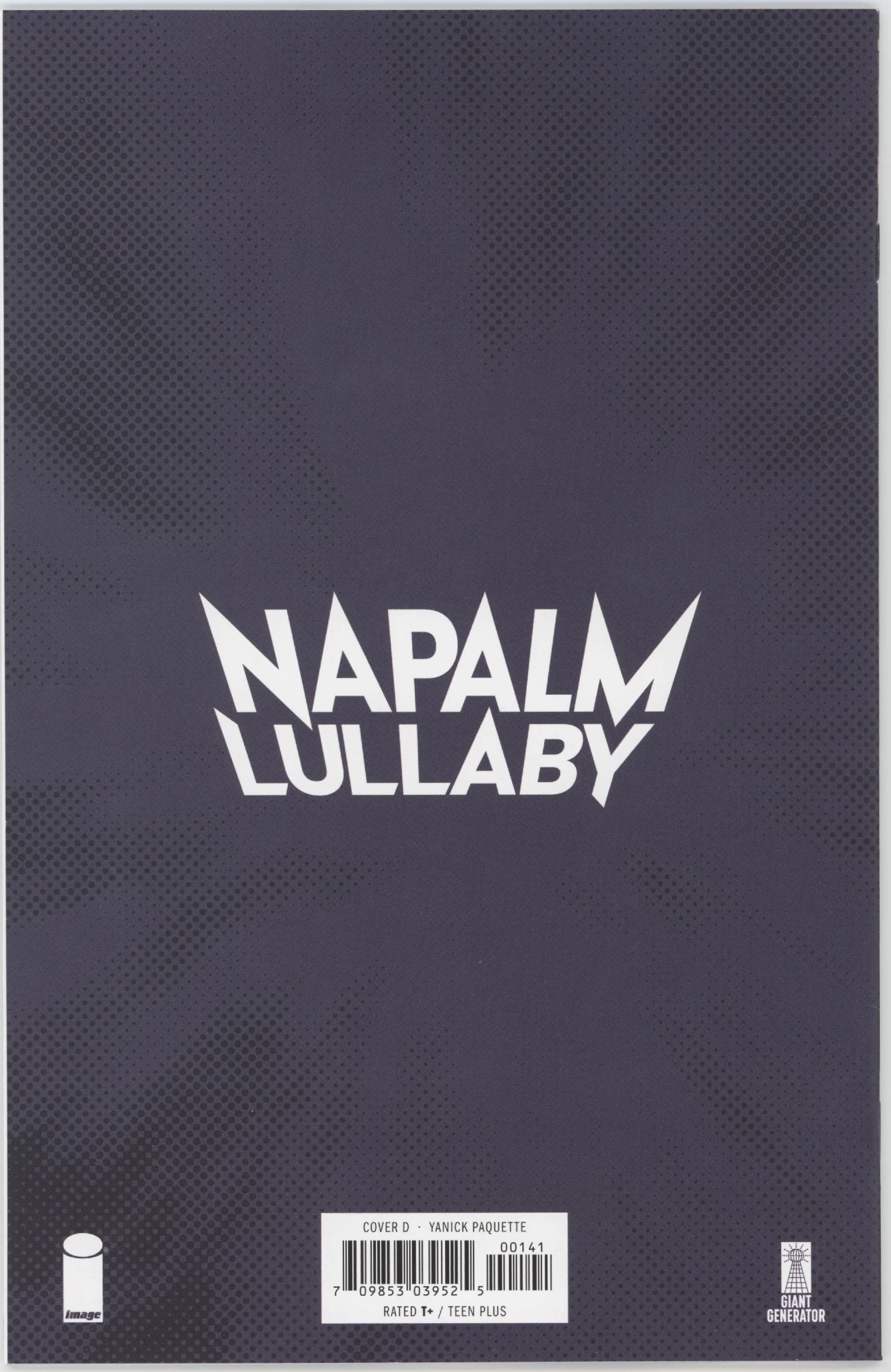 Napalm Lullaby Issue #1D 1:10 Retailer Incentive Variant - Image 2
