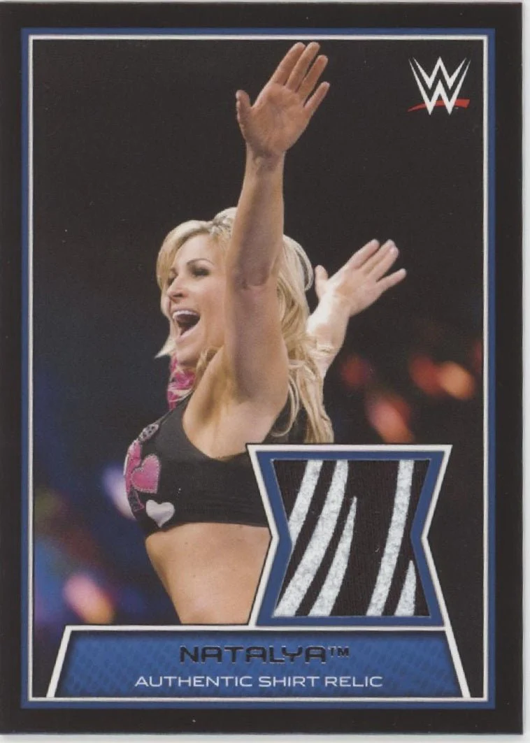 Natalya 2014 Topps WWE Shirt Swatch Card