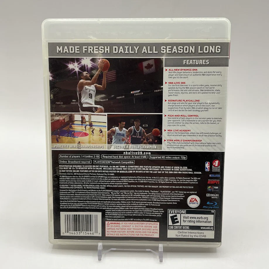 NBA Live 09 Playstation 3 Used - Image 2