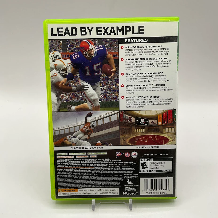 NCAA Football 08 Xbox 360 Used - Image 2