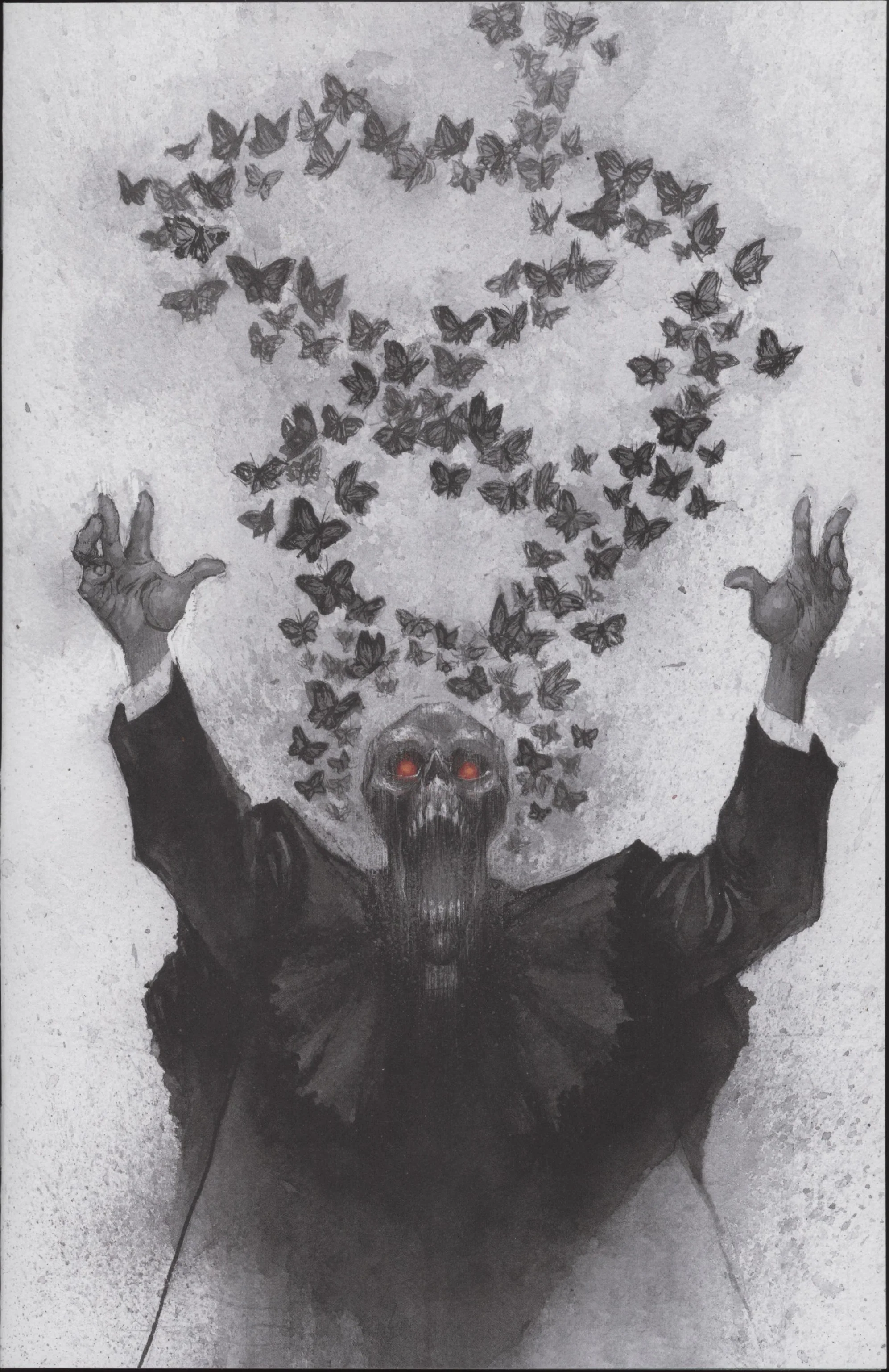Nectar #2 Cover D Inc 1:30 Jonathan Wayshak Black & White Full Art Variant