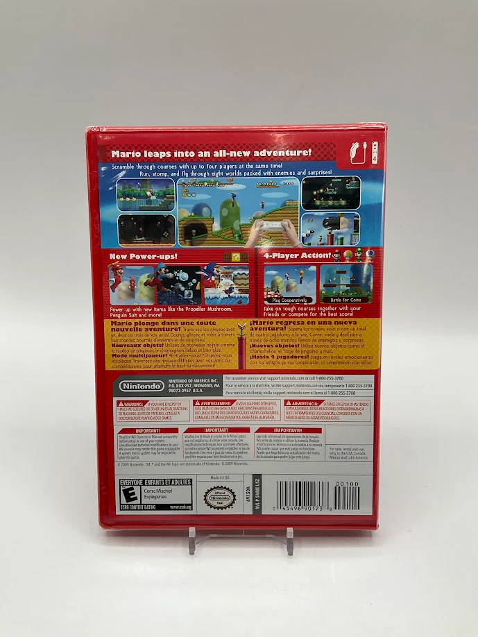 New Super Mario Bros. Wii Wii Sealed - Image 2
