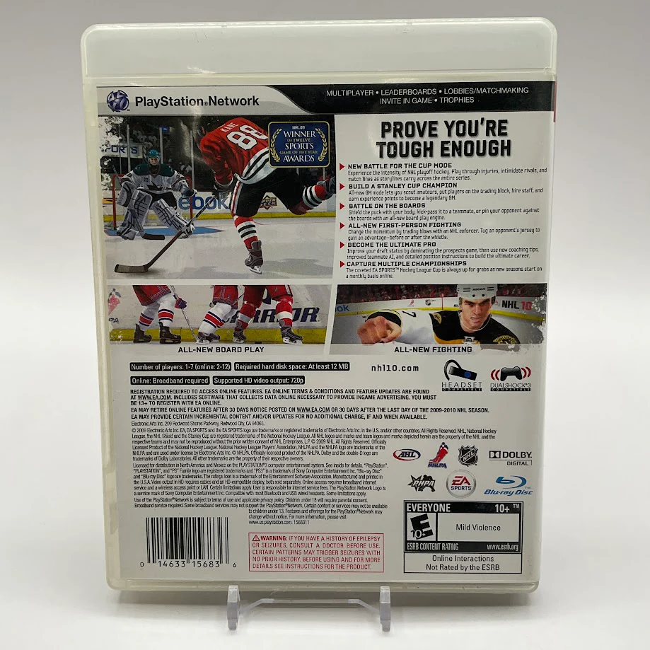 NHL 10 Playstation 3 Used - Image 2