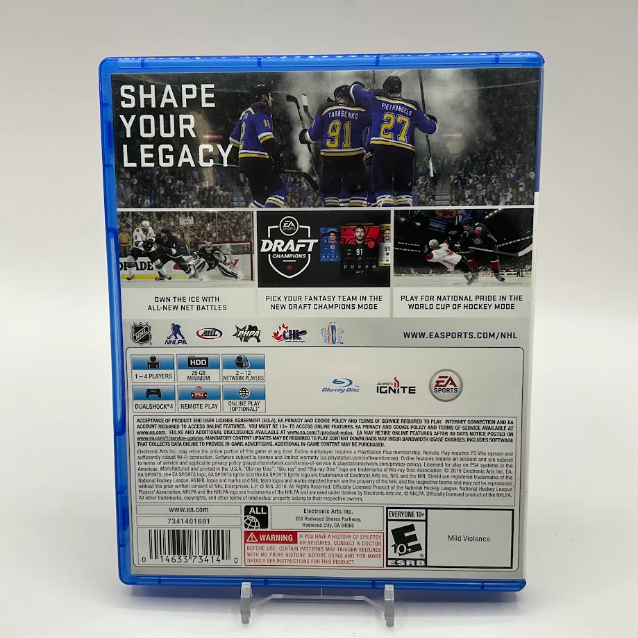 NHL 17 Playstation 4 Used - Image 2