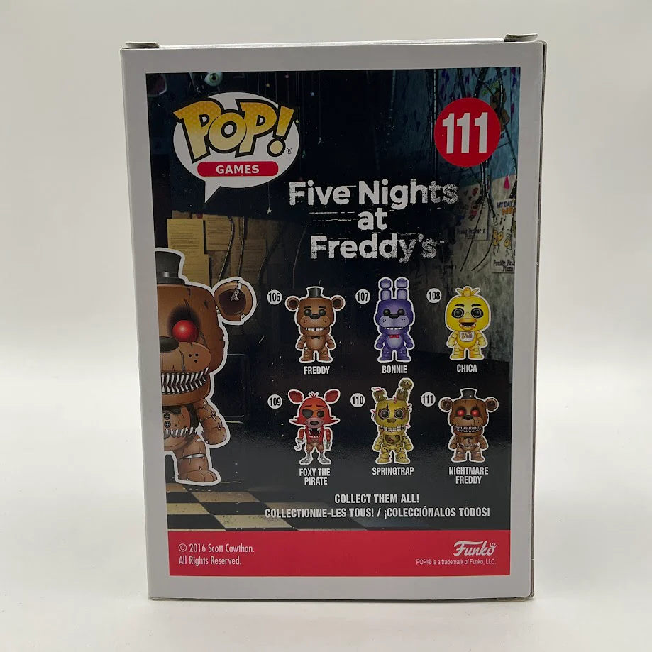 Nightmare Freddy Funko Pop! Five Nights at Freddy's #111 - Image 3