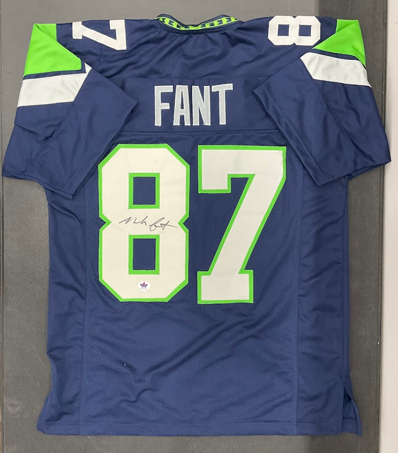 Noah Fant Signed Seattle Seahawks Jersey Gameday Witnessed - Image 2
