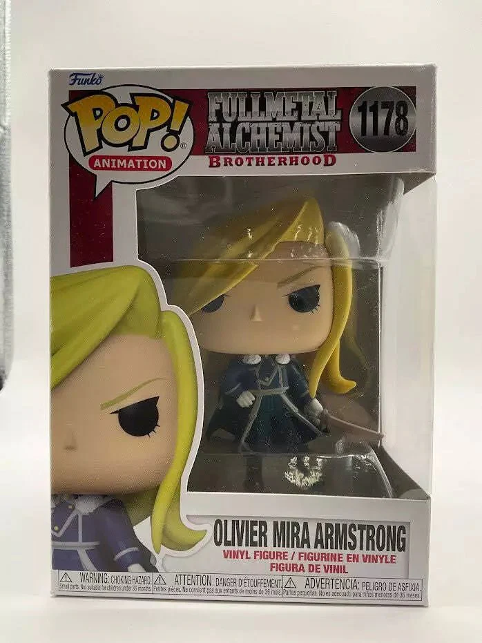 Olivier Mira Armstrong Funko Pop! Fullmetal Alchemist Brotherhood #1178