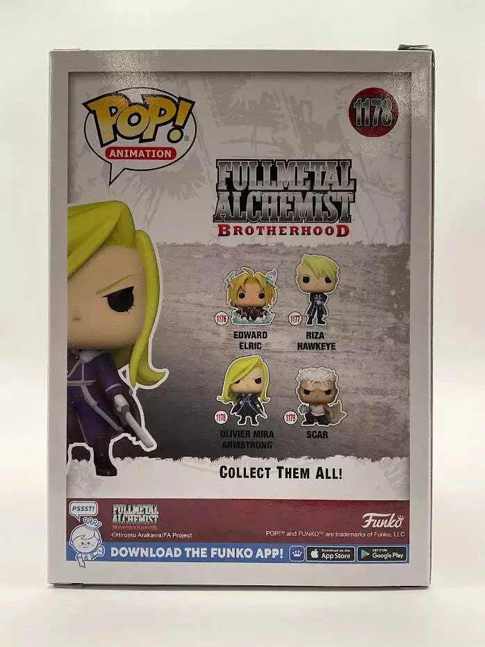 Olivier Mira Armstrong Funko Pop! Fullmetal Alchemist Brotherhood #1178 - Image 3