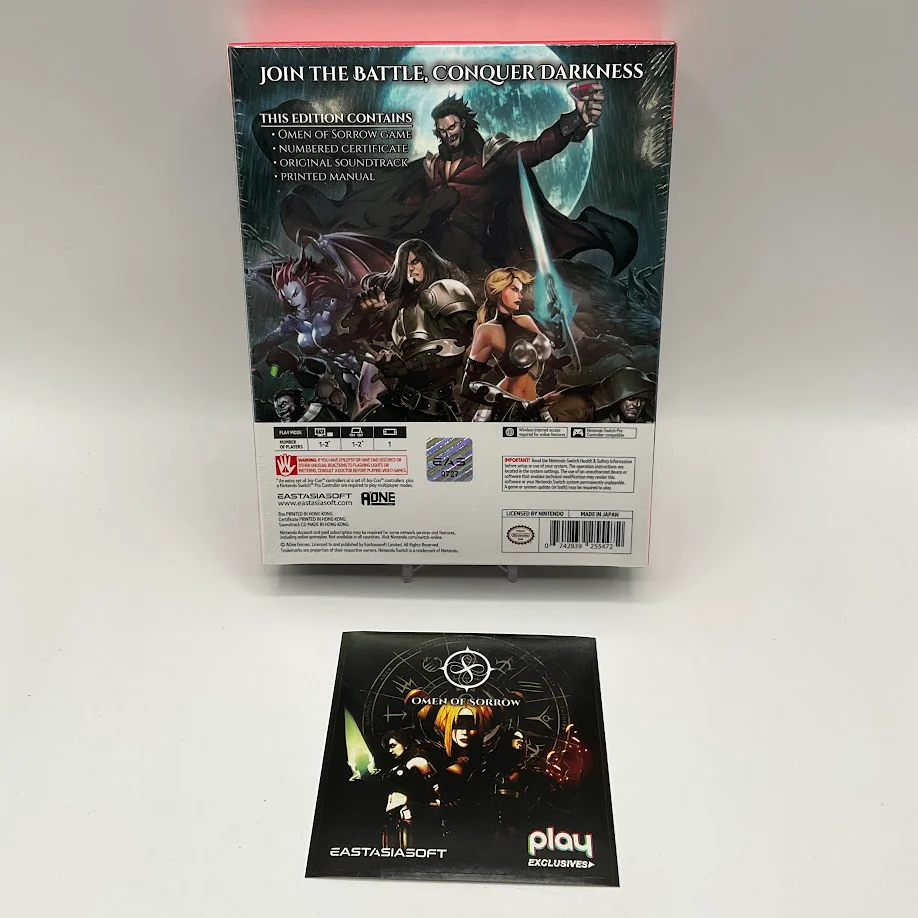 Omen of Sorrow [Limited Edition] Nintendo Switch Sealed - Image 2