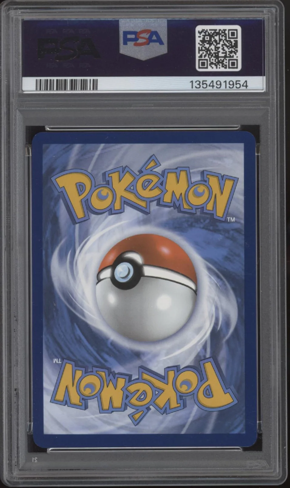 Oshawott Pokemon White Flare Illustration Rare #105 PSA 9 - Image 2