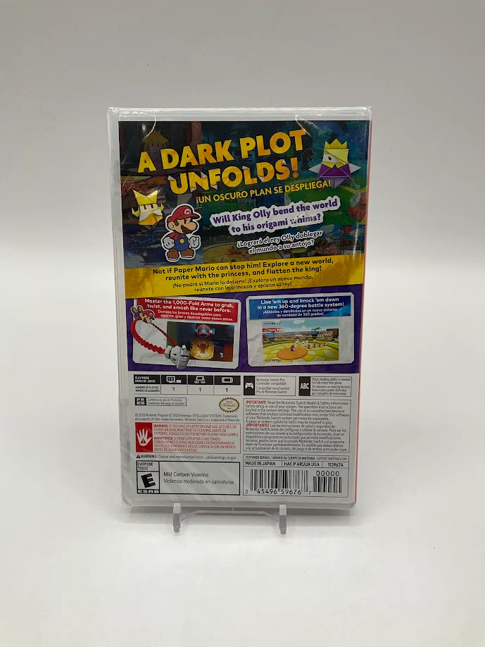 Paper Mario: The Origami King Nintendo Switch Sealed - Image 2