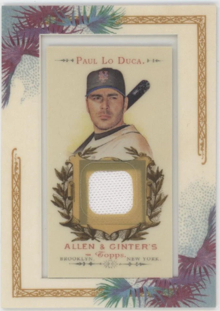 Paul Lo Duca 2007 Topps Allen & Ginter Mini Framed Swatch #AGR-PL
