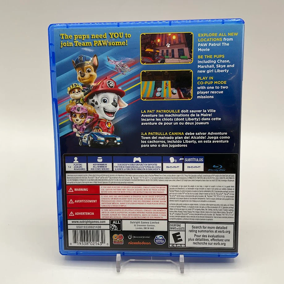 PAW Patrol The Movie: Adventure City Calls Playstation 4 Used - Image 2