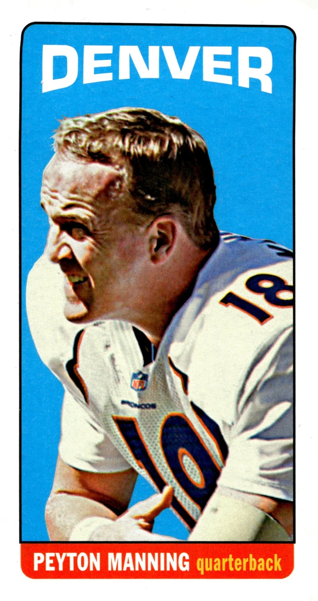 Peyton Manning 2012 Topps 1965 Mini #141