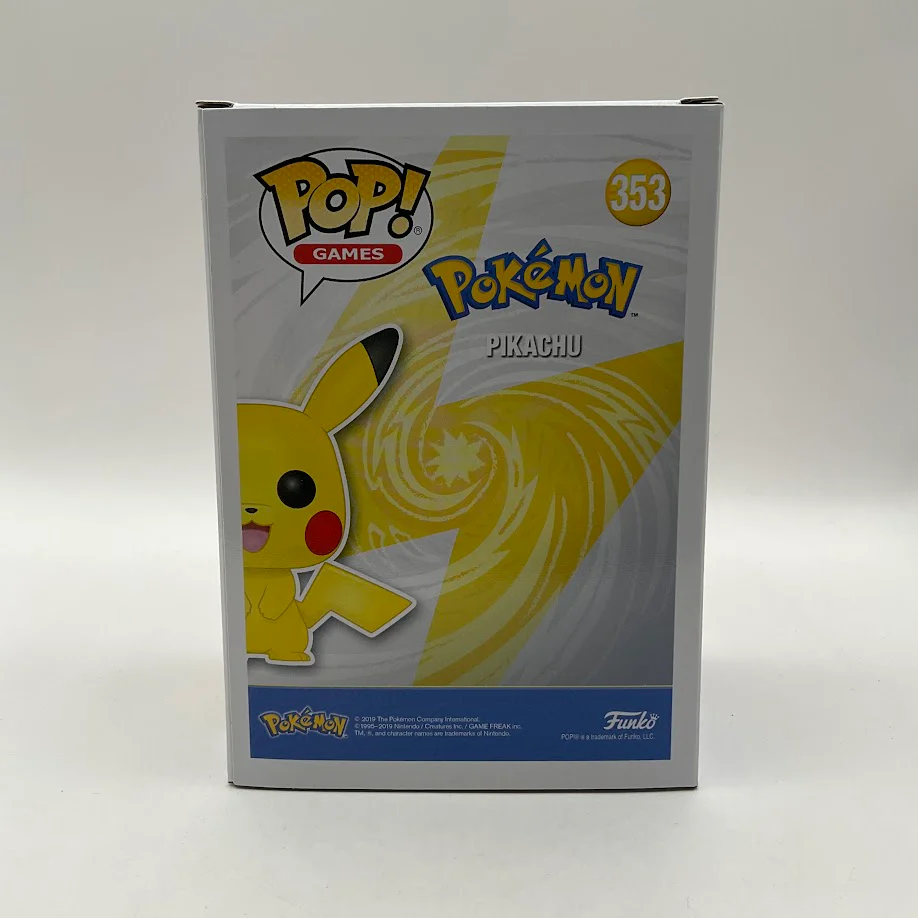 Pikachu Funko Pop! Pokemon #353 Flocked GameStop Exclusive - Image 3