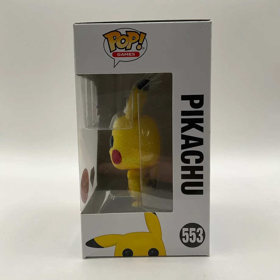 Pikachu Funko Pop! Pokemon #553 Diamond Collection GameStop Exclusive - Image 2