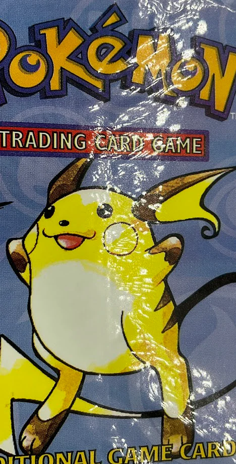 Pokemon Base Set 2 Unlimited Booster Pack Raichu - Image 3