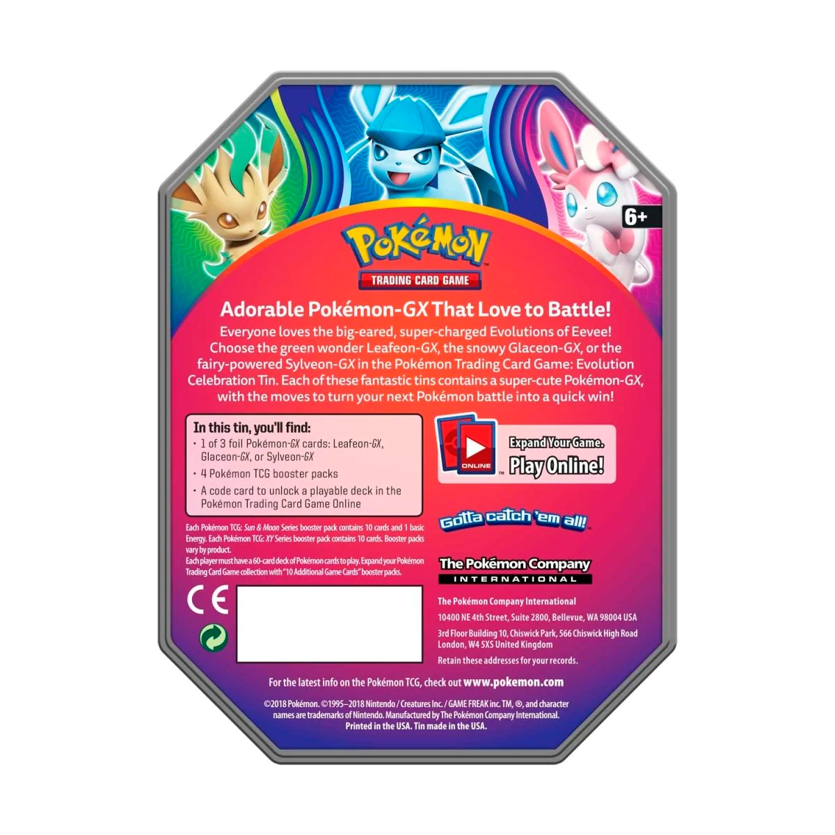 Pokemon: Evolution Celebration Tin [Glaceon] - Image 2