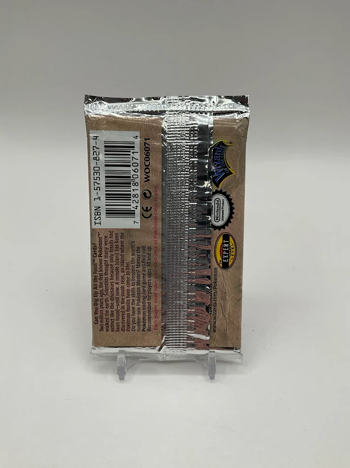 Pokemon Fossil Unlimited Lapras Booster Pack - Image 2