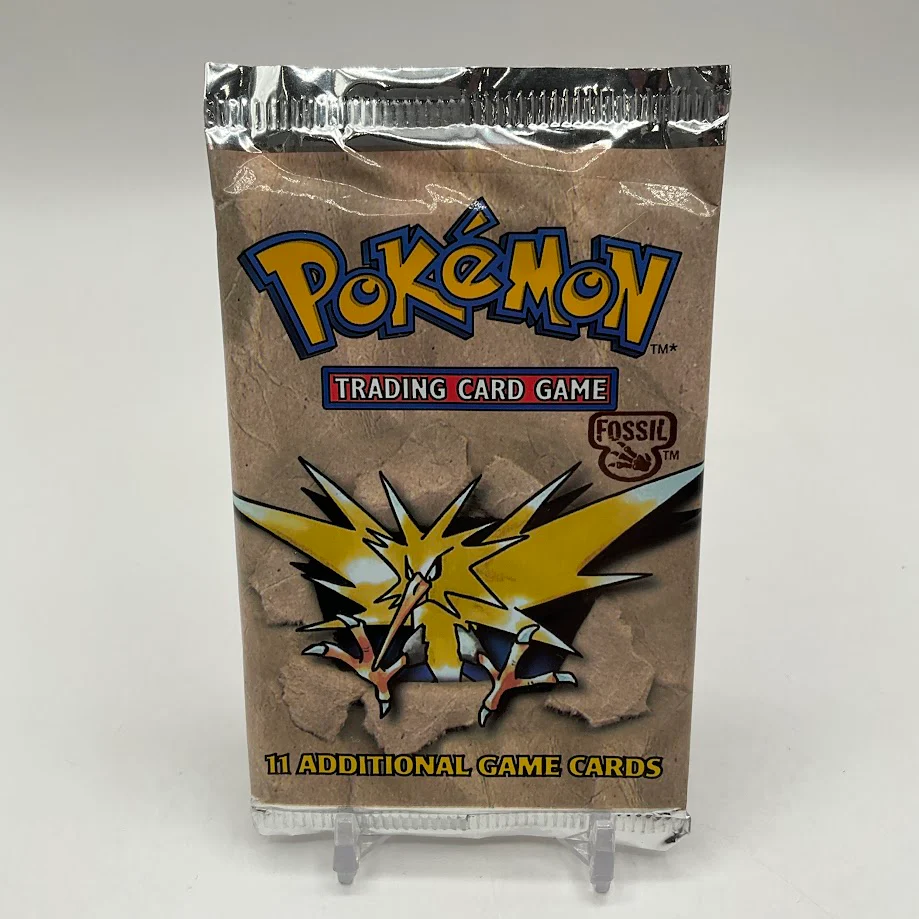 Pokemon Fossil Unlimited Zapdos Booster Pack 20.47G