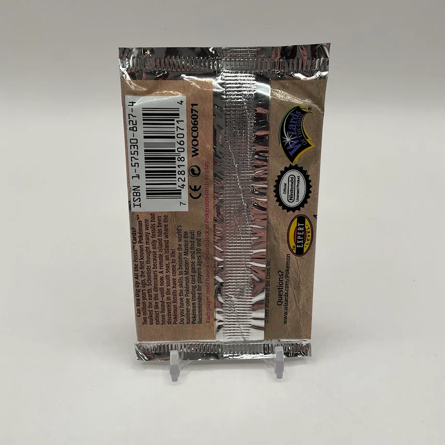 Pokemon Fossil Unlimited Zapdos Booster Pack 20.47G - Image 2