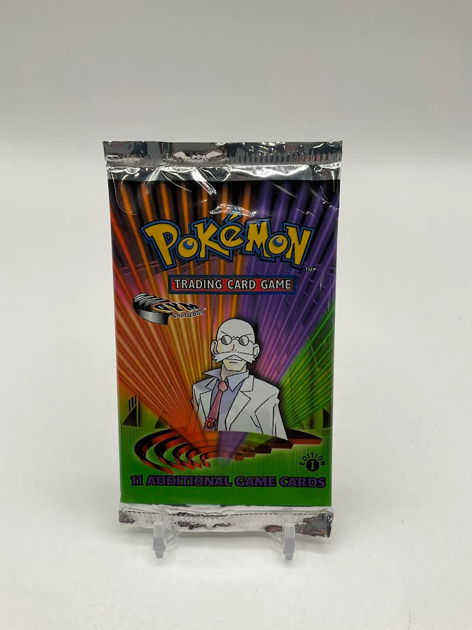 Pokemon Gym Challenge 1st Edition Booster Pack Blaine