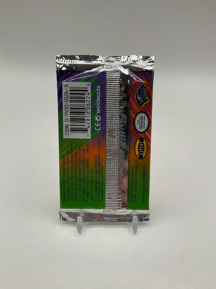 Pokemon Gym Challenge 1st Edition Booster Pack Blaine - Image 2