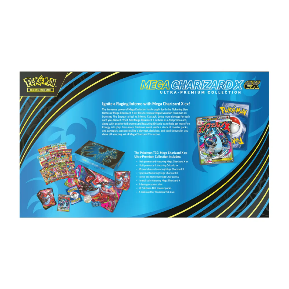Pokemon: Mega Charizard X ex Ultra Premium Collection - Image 2