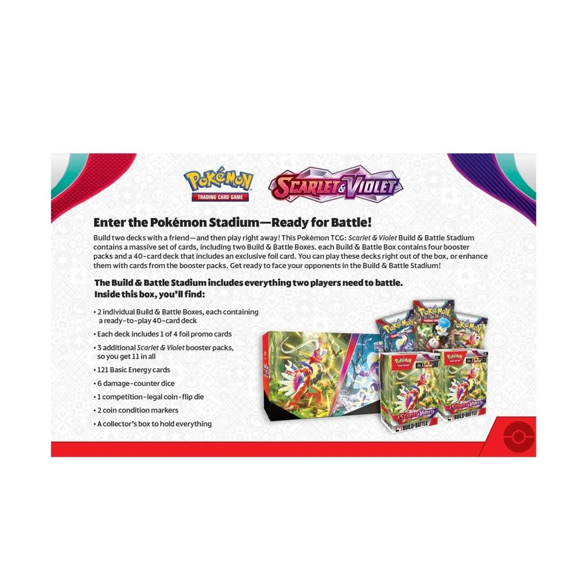 Pokemon:  Scarlet & Violet Build & Battle Stadium - Image 4