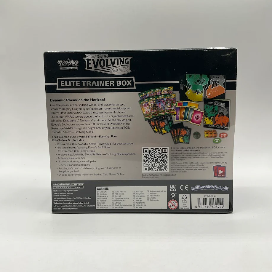 Pokemon: Sword & Shield Evolving Skies Elite Trainer Box [Leafeon/Umbreon/Jolteon/Flareon] #2 *See Pictures for Condition* - Image 3