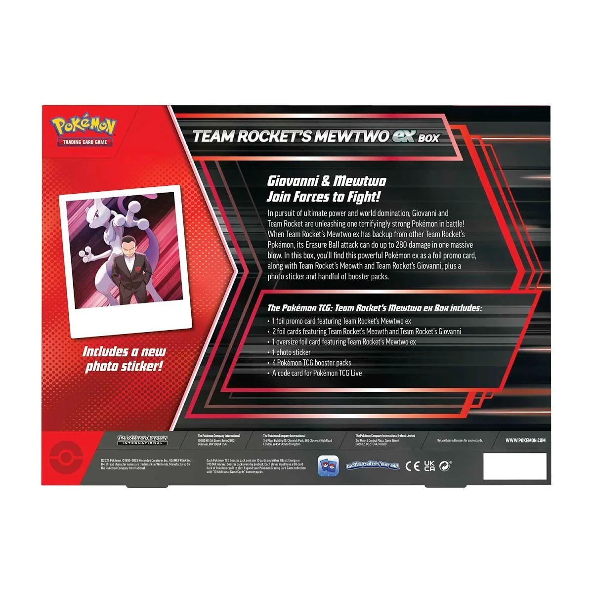 Pokemon: Team Rocket's Mewtwo ex Box - Image 2