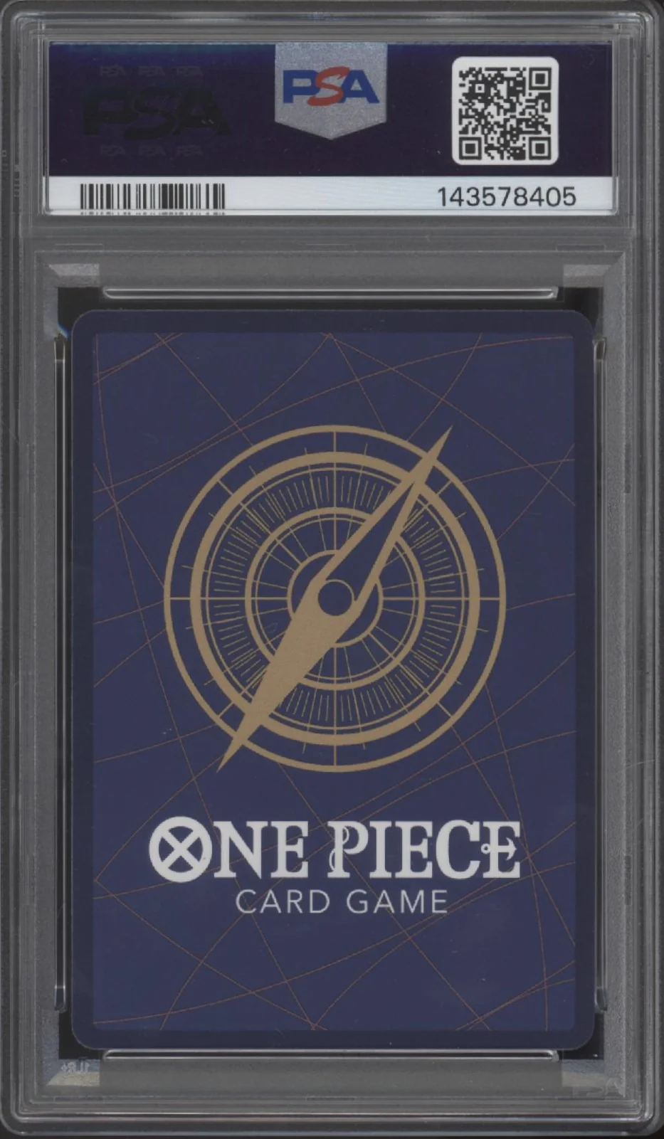 Portgas D Ace One Piece Card Game OP13 Wanted Alternate Art #119 PSA 10 - Image 2