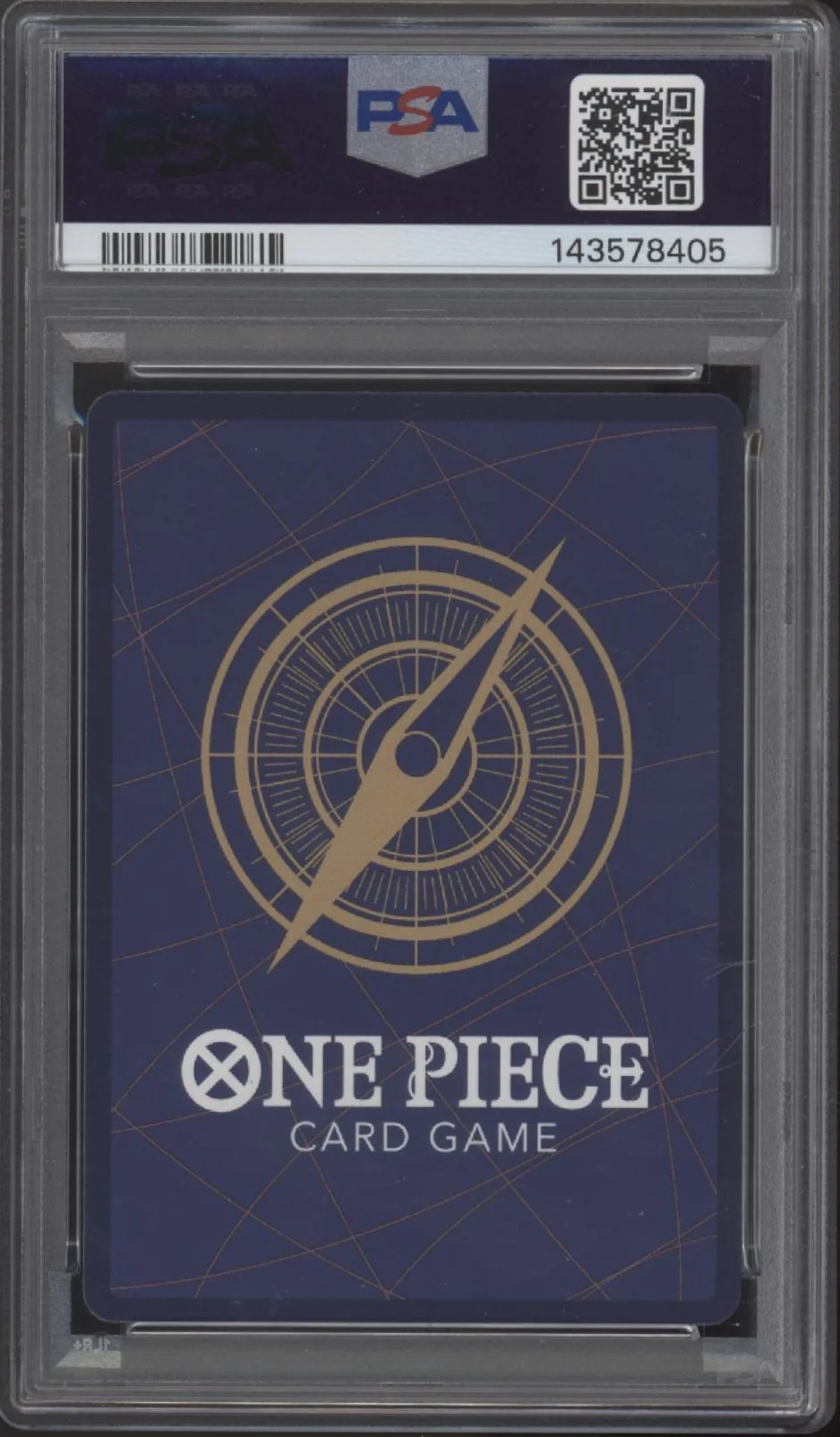 Portgas D Ace One Piece Carrying On His Will Wanted Art Misprint #119 PSA 10 - Image 2