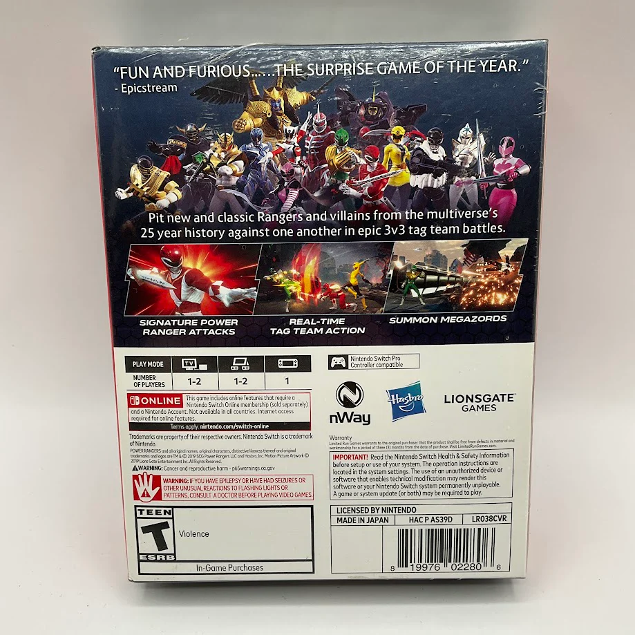 Power Rangers Battle for Grid [Mega Edition] Nintendo Switch *See Description* - Image 2