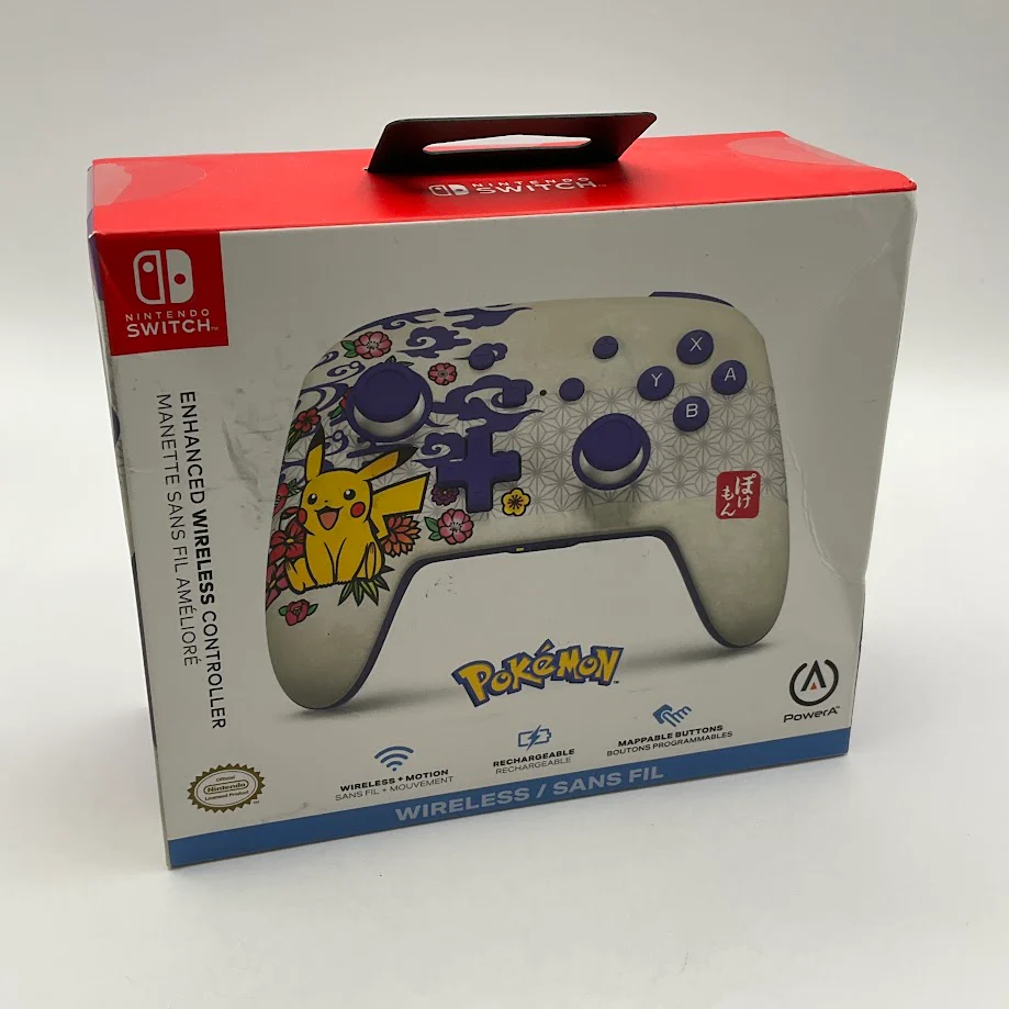 PowerA Pikachu Blossom Enchanced Wireless Controller Nintendo Switch Sealed
