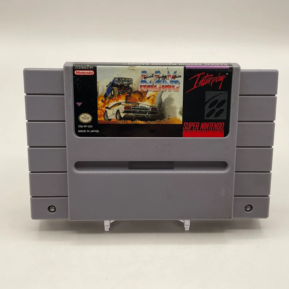 Radical Psycho Machine RPM Racing Super Nintendo Used