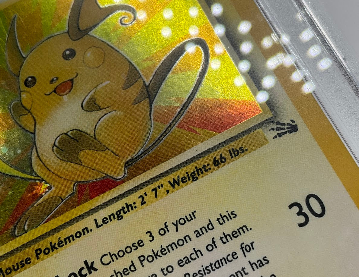 Raichu Pokemon Fossil Holo #14 PSA 7 - Image 3