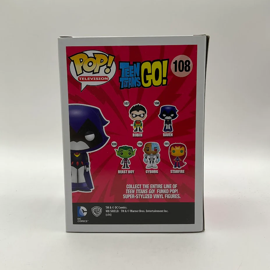 Raven (Purple) Funko Pop! Teen Titans Go! #108 - Image 3