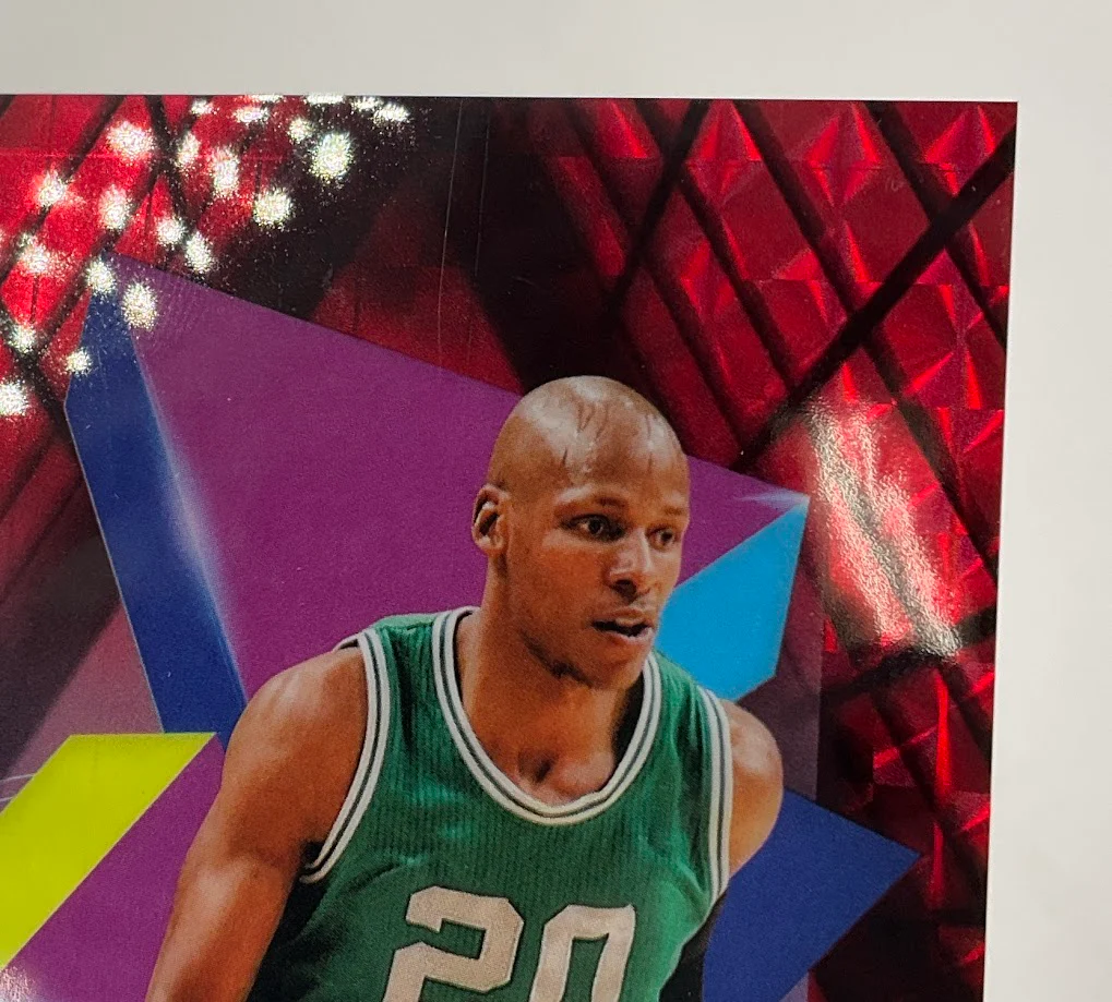 Ray Allen 2024-25 Topps Finest Red Refractor 15/25 #8 - Image 3